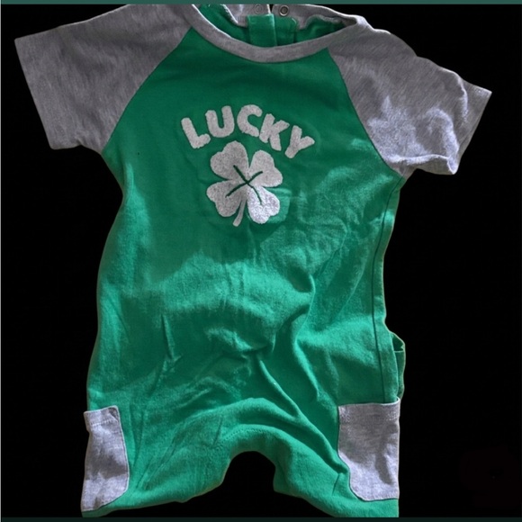 Other - Kids Lucky Clover Green and Gray jumper